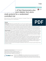 Implementation of foot thermometry plus mHealth to prevent diabetic foot ulcers_ study protocol for a randomized controlled trial