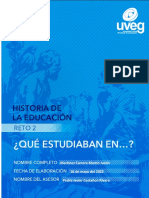 ¿Qué Estudiaban En... ?