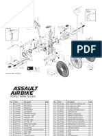 Assault Airbike Exploded Diagram: Revision Date 26.sep.16