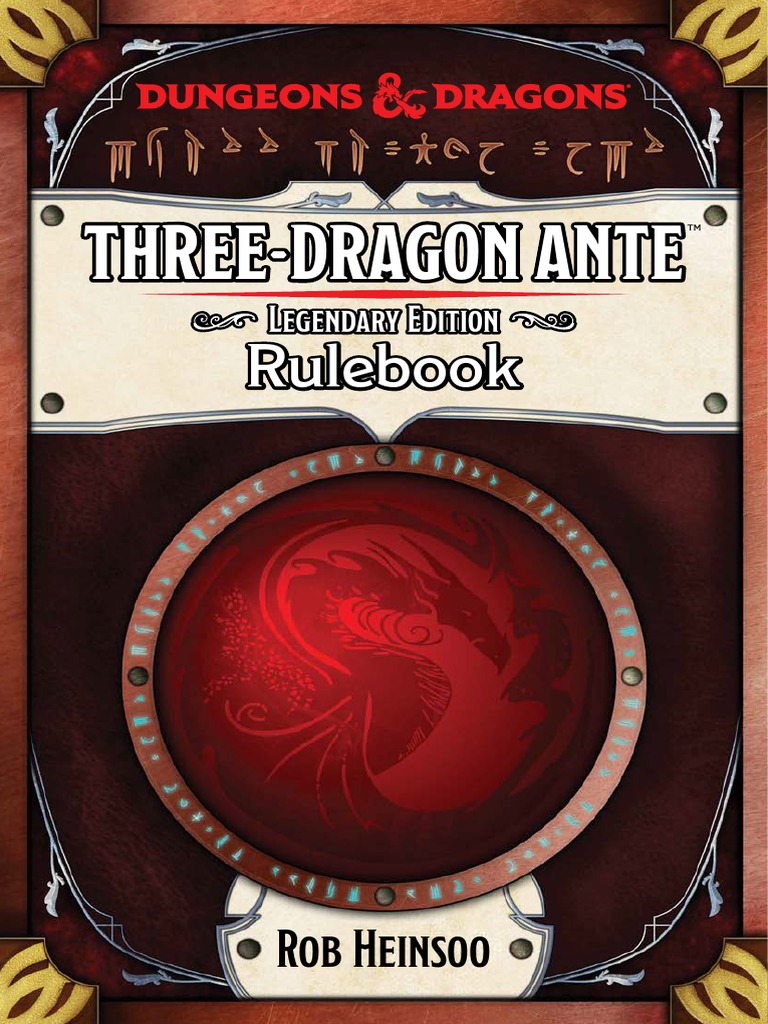 3 Dragon Ante Rulebook WEB | PDF | Gaming | Playing Cards