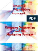 Business Marketing Lesson 2 - The Marketing Concept