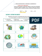 EDITING Inglés 7° - Unit 4 Green Issues - Worksheet 1