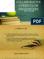 JAYSON P. ADRAN Collaborative Curriculum Encounters Report