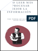 Cómo Leer Más y Procesar Mejor La Información