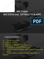 Método secuencial estructurado para control neumático PLC