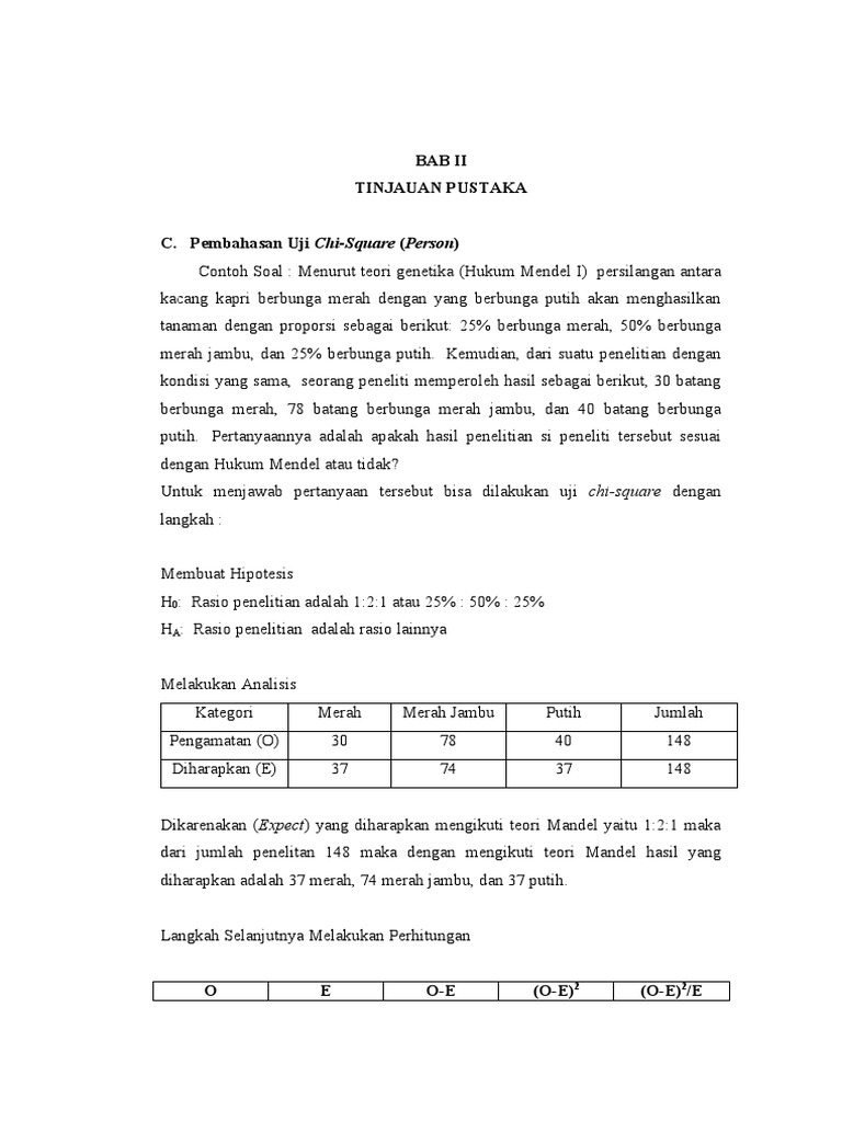 C Pembahasan Uji Chi Square Pdf
