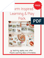 Farm Inspired Toddler Learning & Play Pack