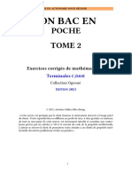Annales de Mathématiques Mon Bac en Poche (9)