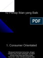 10 Prinsip Iklan Baik