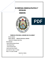 Grupo 8 Procesal AGRARIO COLOMBIA