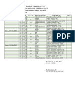 Jadwal Ujian Praktek