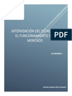 Intervención Del Estado en El Funcionamiento Del Mercado