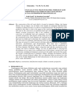 Abstract: The Construction of The Toll Road Which Is Located in Jatimulyo Village, Jati Agung