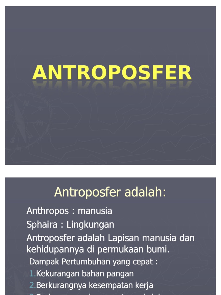 ANTROPOSFER | PDF
