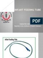 Infant Feeding Tube: Paediatric Department Nepalese Army Institute of Health Sciences