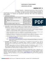 Placa Patente Kia Sorento ANEXO 2 Revision Tecnica