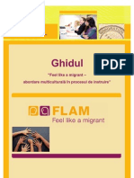 Ghidul Feel like a migrant - abordare multiculturala in procesul de instruire