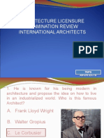 International Architects