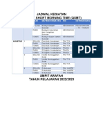 Jadwal Kegiatan QSMT