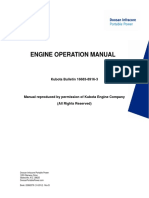 Engine Operation Manual: Kubota Bulletin 16683-8916-3