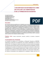 El Portafolio Con Enfoque Socioformativo Como Estrategia para Evaluar Las Competencias Profesionales en La Formacion de Docentes