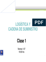 Clase 1 - Gestión Logística