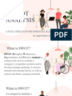 Swot Analysis: A Tool Used in Environmental Scanning