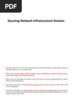 Securing Network Infrastructure Devices