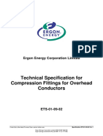 Technical Specification For Compression Fittings For Overhead Conductors