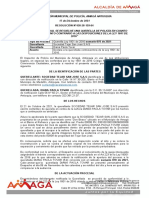 FALLO SUMARIO 070 DE 2021 SOCIEDAD TEJAR SAN JOSE EN CONTRA DE DIANA PAOLA TOVAR Perturbación A La Posesión (Inspeccion de Amaga)