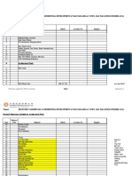 Material Schedule (Procurement by HH)