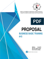 Proposal Sponsorship BBT 45 Batu Malang 2022