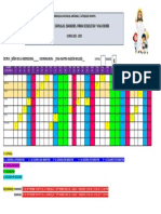 Calendario Anual de Actividades Catequesis Infantil