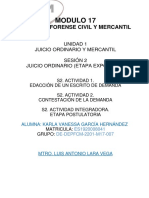 Modulo 17: Práctica Forense Civil Y Mercantil