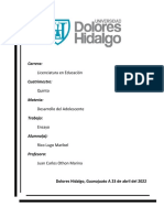 Proyecto de Desarrollo Del Adolesente