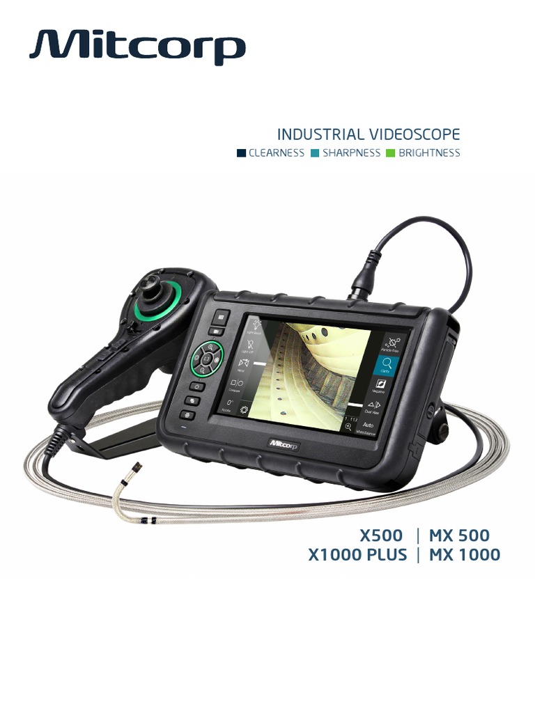 Brochure Borescope Mitcorp Type MX & Type X_2 PDF Power Supply