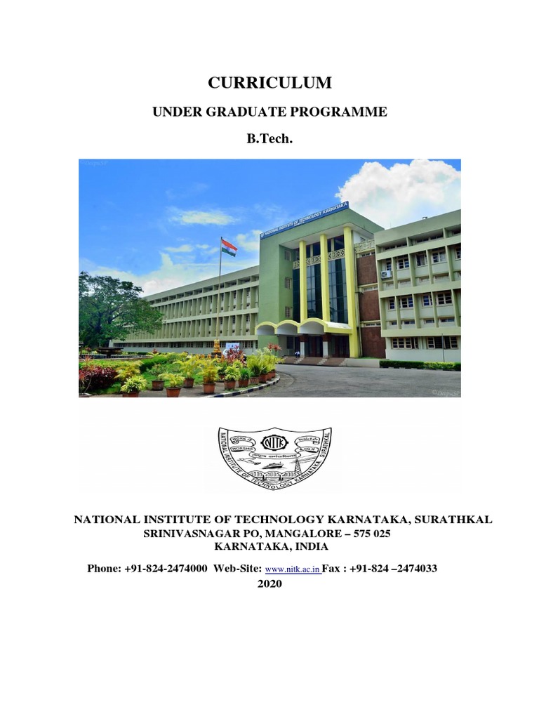 Final Ug Curriculum 2020 | PDF | Academic Term | Course Credit