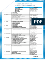 Calendario Civico Marzo 2021