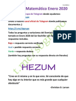 Dominio Matemático Enero 2020: Hezum