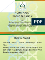 Fiqih Shalat Bagian Kesatu Dan Kedua