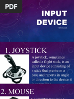 ICT PPT (Input Devices)