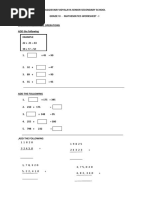 Basic Mathematical Operations