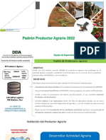 Padron Productor Agrario 2022