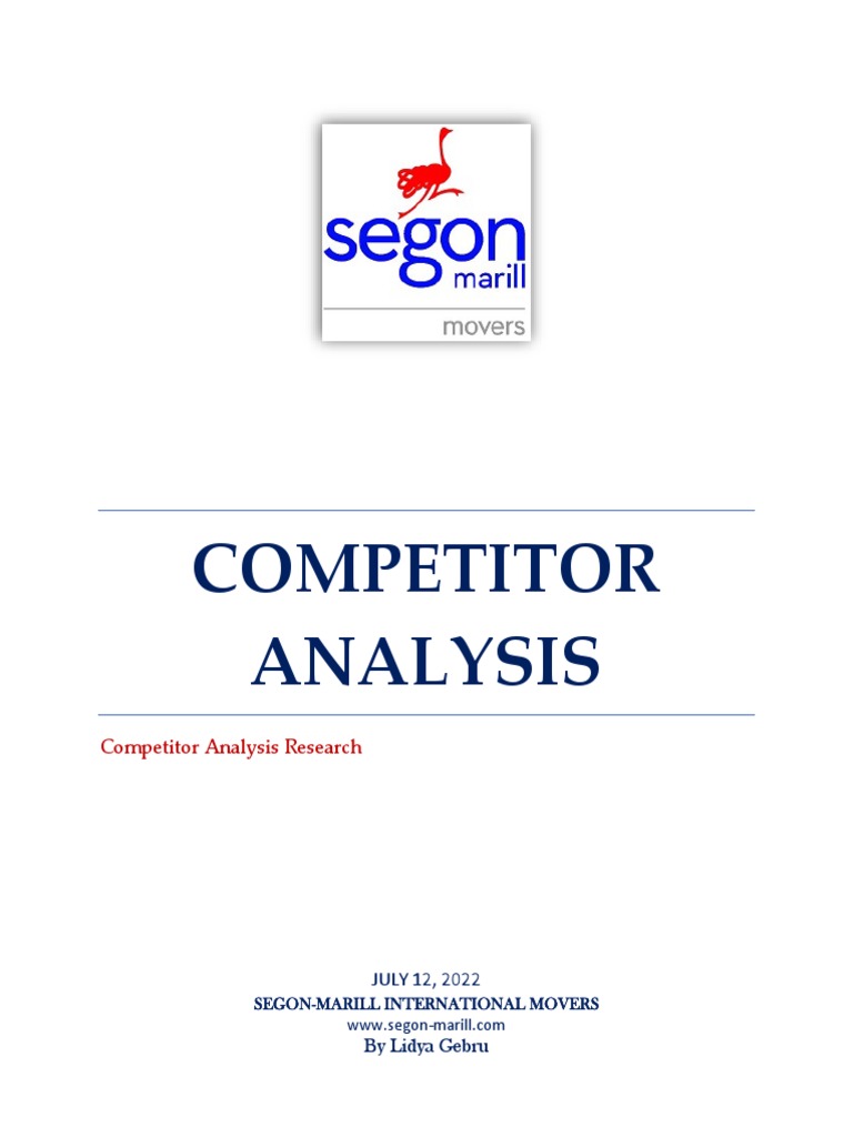 Competitor Analysis Research | PDF | Warehouse | Swot Analysis