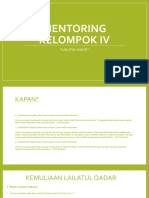 Mentoring Kelompok IV