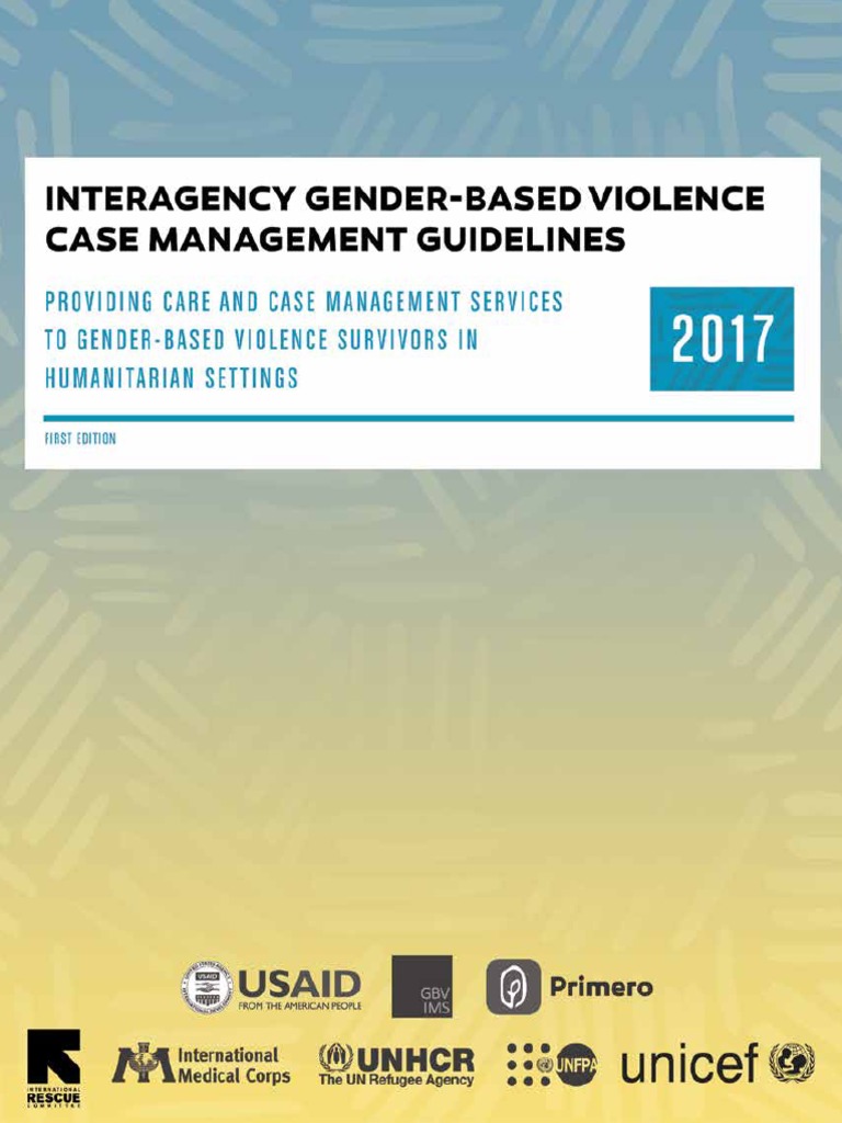Interagency GBV Case Management Guidelines Final 2017 Low Res PDF Domestic Violence