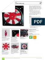 Compact HCFB / HCFT Series - Plastic Impellers: Plate Mounted Axial Flow Fans