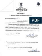 CPWD - Circular (OM) Dated 04.04.2019 Reg. The Use of ISI Certified Bamboo Products