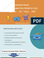 Administrasi Pemberangkatan III - 2021