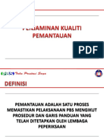 5 Penjaminan Kualiti - Pemantauan